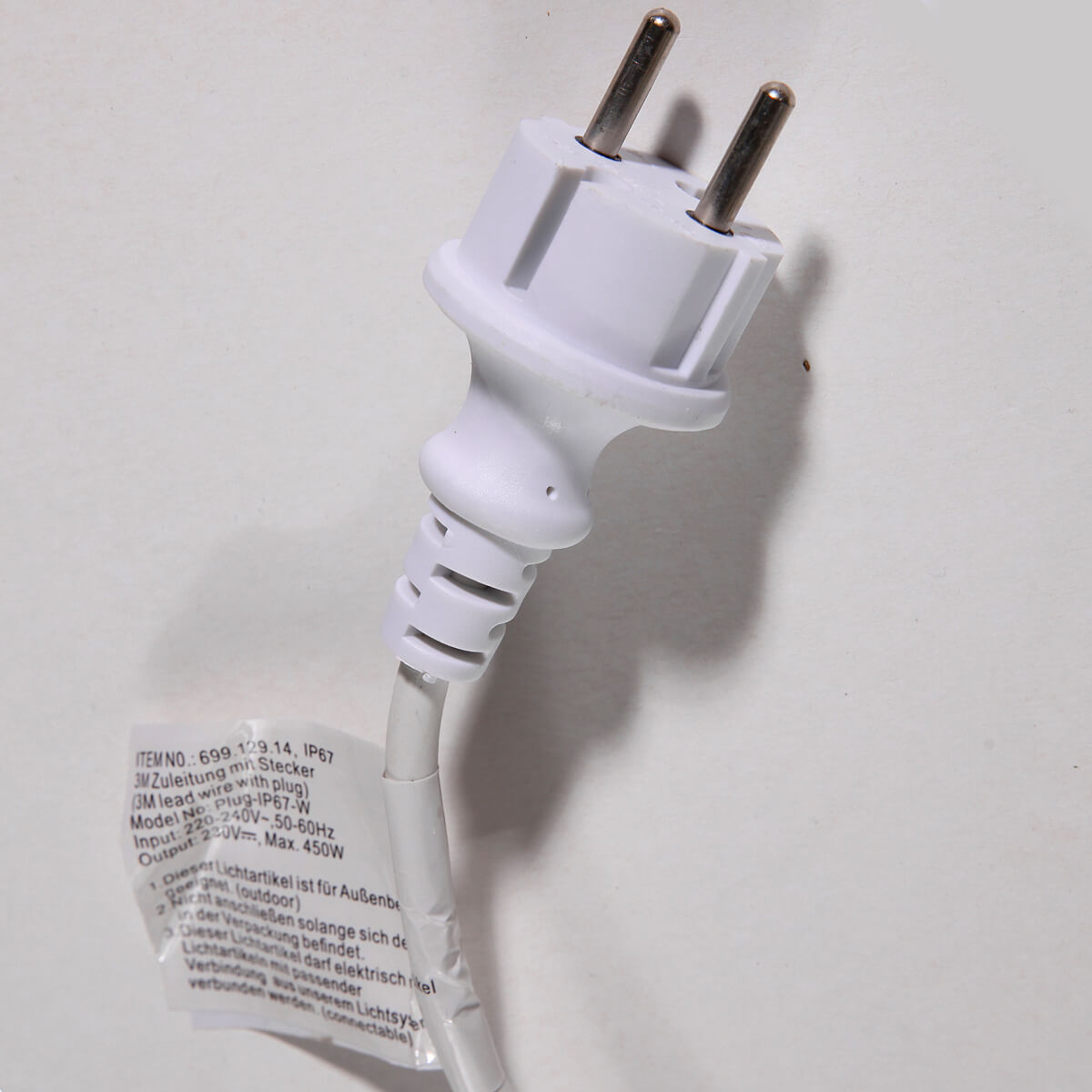 Anschlusskabel IP44 für LED-Produkte System IP67, weiß - 2 Anschlusskabel IP44 für LED-Produkte System IP67, weiß - 2