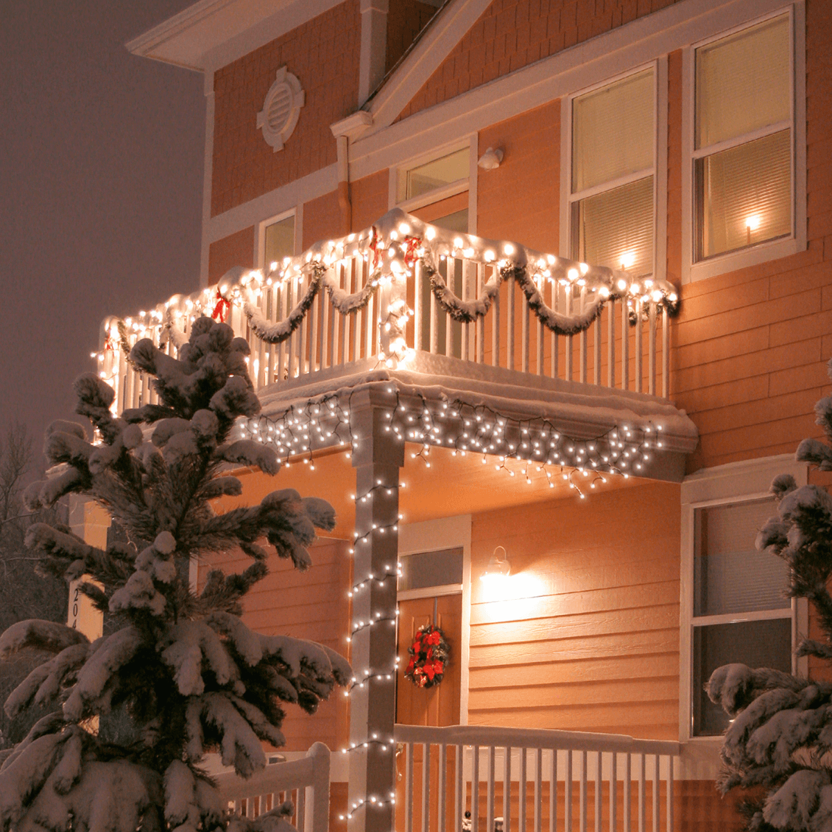 LED coupling light chain for outdoor IP67, 10 m without supply line, white - 2