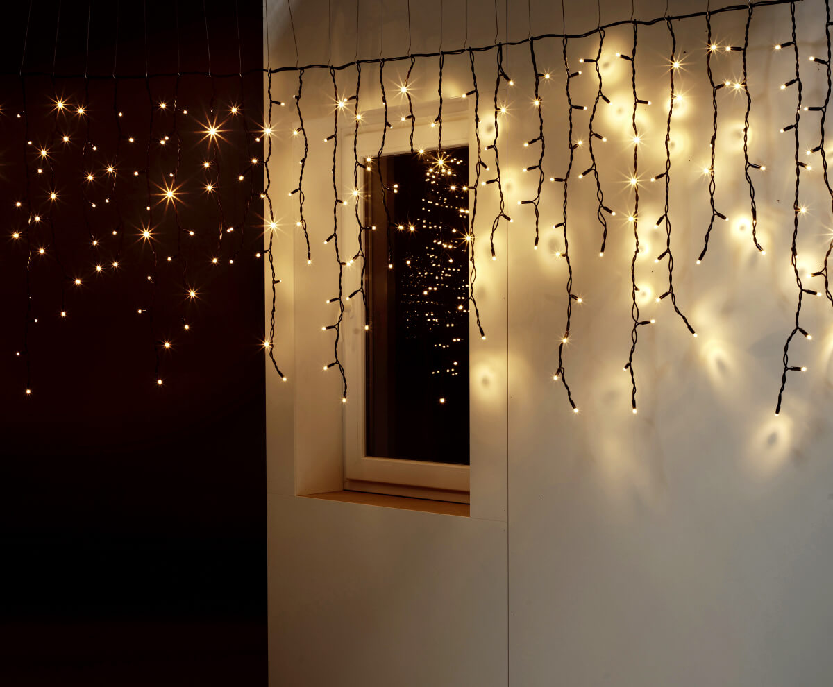 Icicle-Light professionnel à LED système IP67, 228 LED, 300 x 100 cm, sans cable - 2