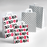 Kraftpapiertasche "Ornament" 40 x 32 x 12 cm 50 Stück - 2