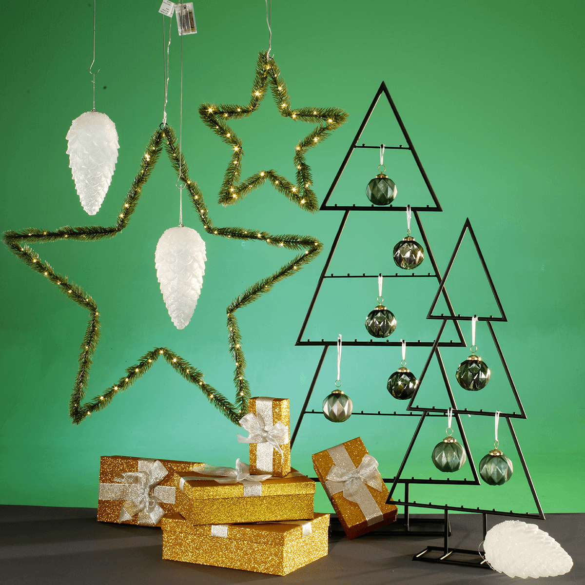 Metal fir tree height 110 cm - 6