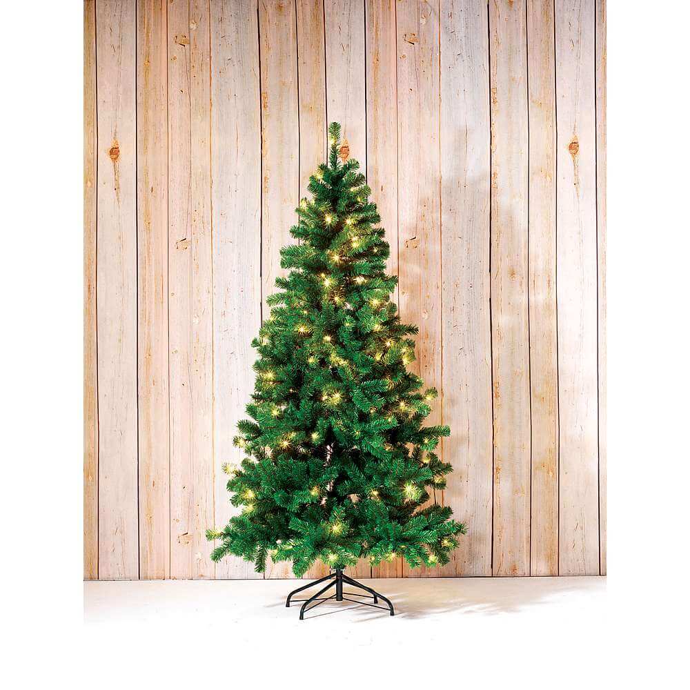 Schmaler, künstlicher Weihnachtsbaum mit LED 150 cm - 4 Schmaler, künstlicher Weihnachtsbaum mit LED 150 cm - 4