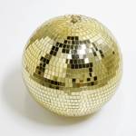 Disco ball, gold, Ø 30 cm - 0