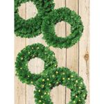 Fir wreath Basic, Ø 80 cm, semi three-dimensional - 2