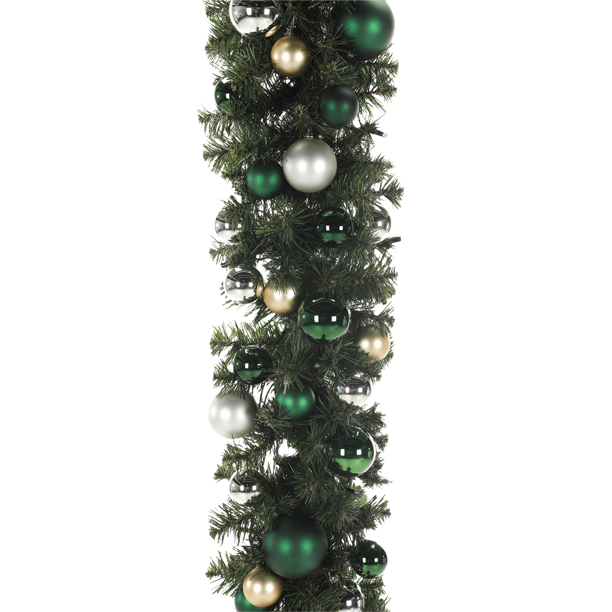 Tannengirlande Deluxe 270 cm, 30 cm Ø - 8 Tannengirlande Deluxe 270 cm, 30 cm Ø - 8