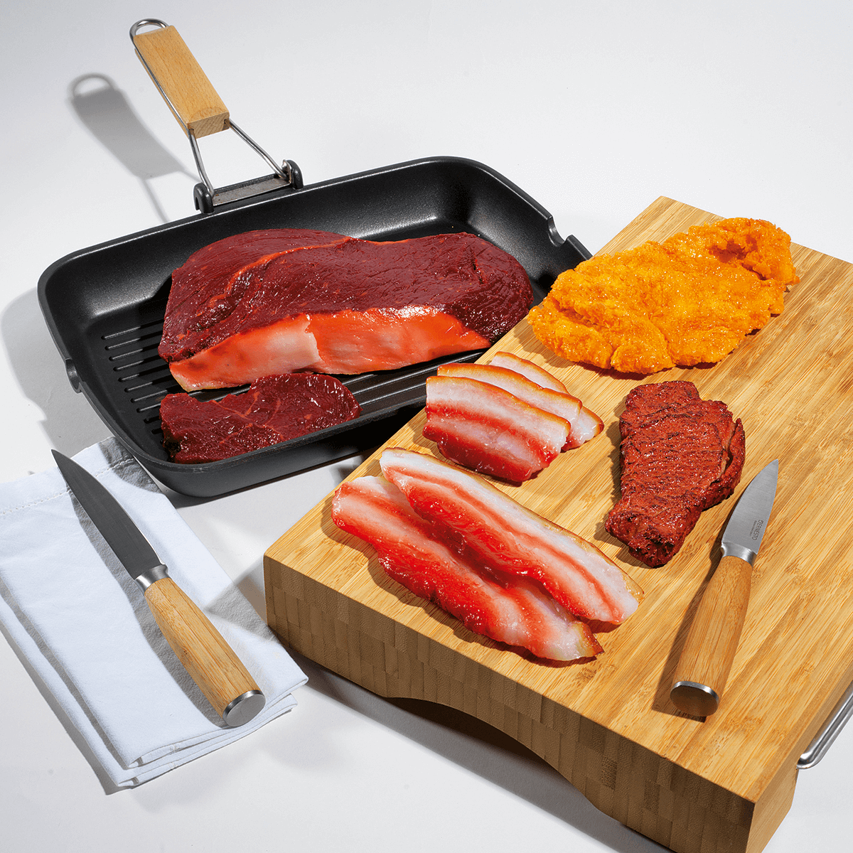 Maniquí de carne de vacuno cruda 26 cm - 6 Maniquí de carne de vacuno cruda 26 cm - 6