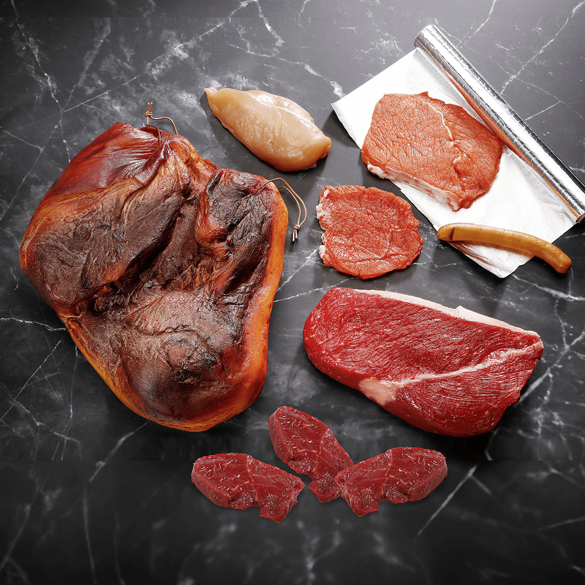 Maniquí de carne de vacuno cruda 26 cm - 5 Maniquí de carne de vacuno cruda 26 cm - 5