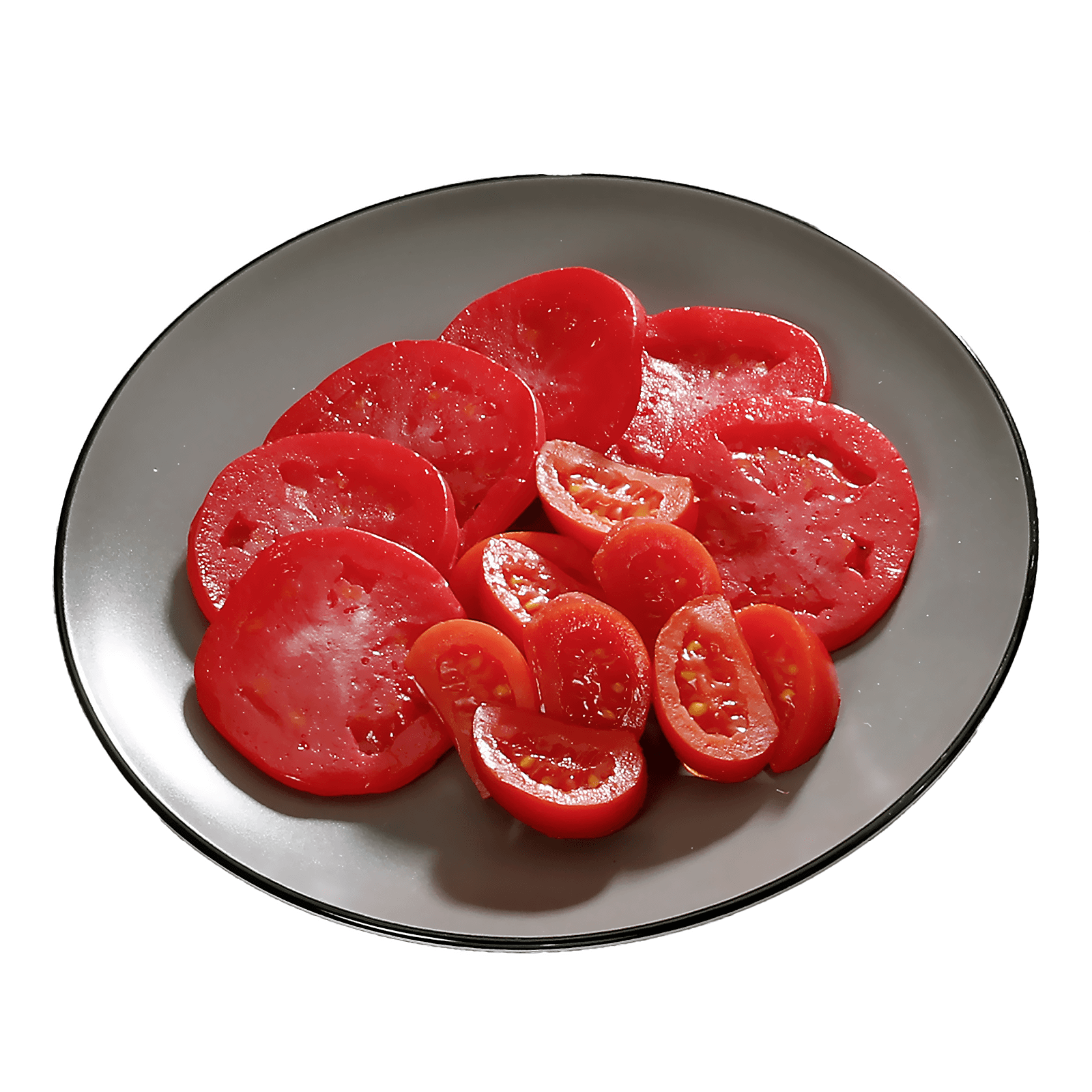 Tomato slice food replica, 6 pcs - 2 Tomato slice food replica, 6 pcs - 2