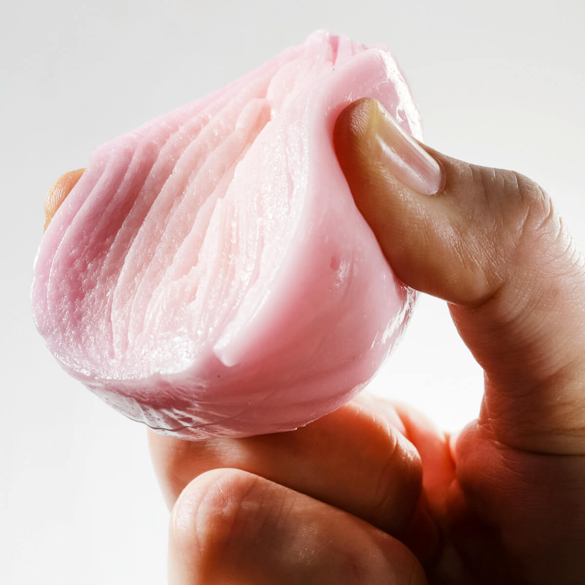 Zwiebel Hälfte Lebensmittel-Attrappe, 7 cm Ø - 1 Zwiebel Hälfte Lebensmittel-Attrappe, 7 cm Ø - 1