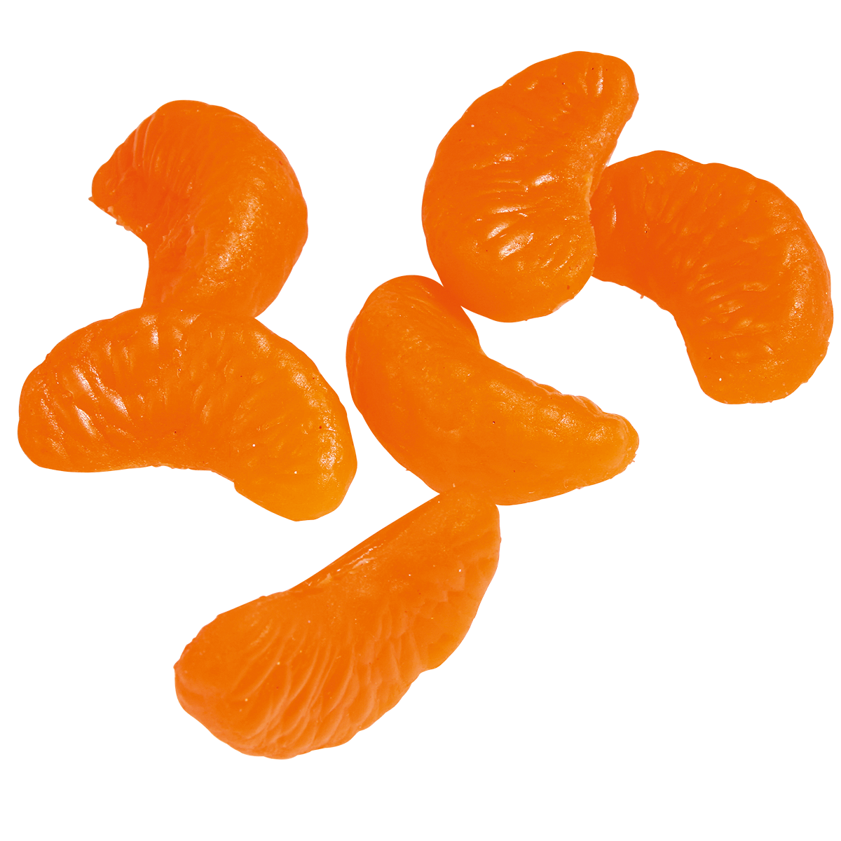 Mandarin quarter food replica, 6 pcs - 2 Mandarin quarter food replica, 6 pcs - 2