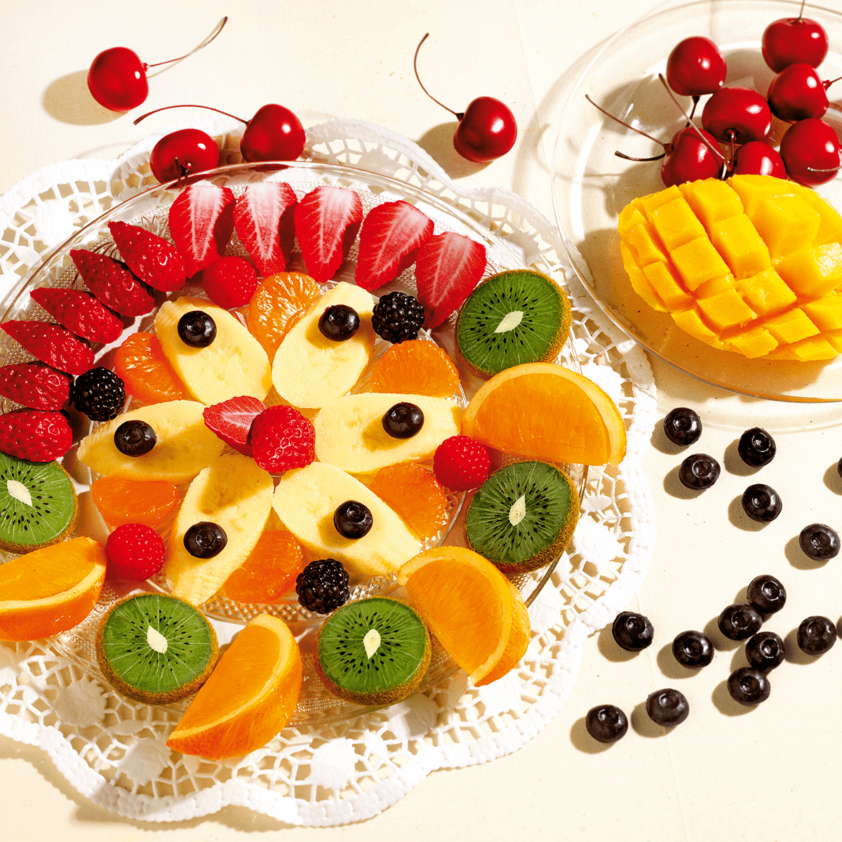 Bananenscheiben Lebensmittel-Attrappe, Pack à 6 Stück - 5