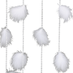 Decorative curtain with feathers, 190 x 90 cm - 2