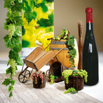 XXL Wine bottle replica height 170 cm - 1