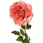 Rose artificielle, abricot 116 cm - 1