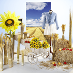 Decorative wheat bundle 60 cm - 4