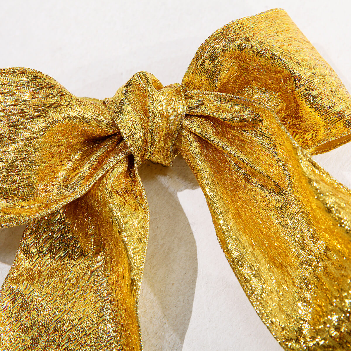 Deko Schleife gold 20 cm breit, 10er Pack - 6 Deko Schleife gold 20 cm breit, 10er Pack - 6