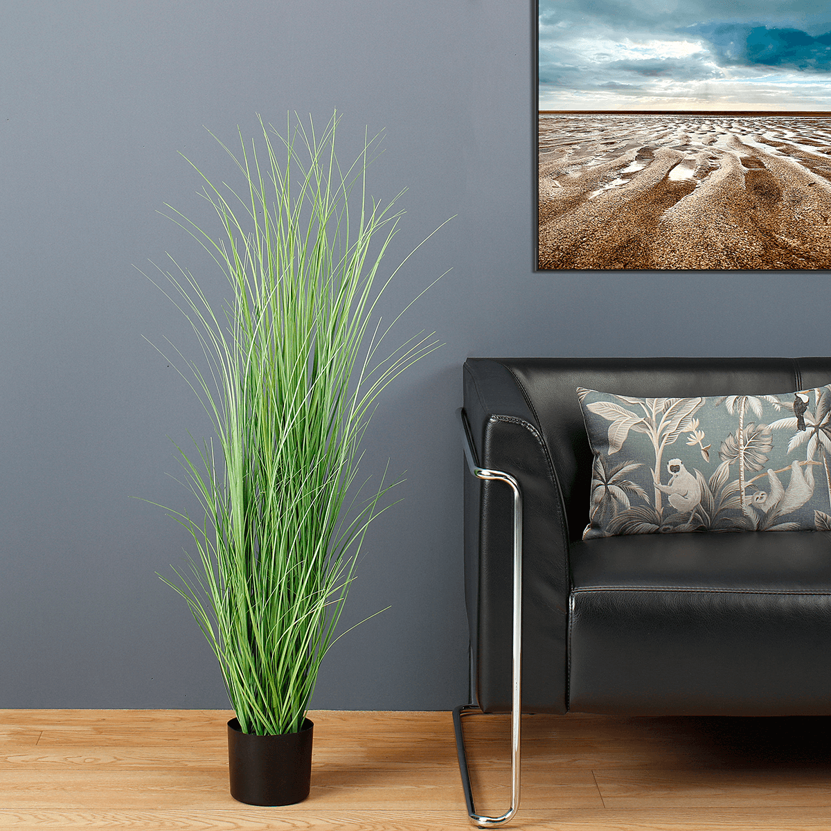 Kunstgras im Topf 120 cm - 2 Kunstgras im Topf 120 cm - 2