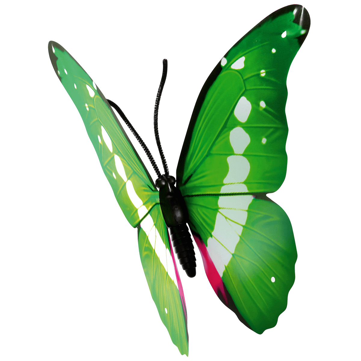 Deko-Schmetterlinge grün 40 cm 3 Stück - 3 Deko-Schmetterlinge grün 40 cm 3 Stück - 3