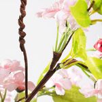 Artificial cherry blossoms garland pink, 110 cm - 3