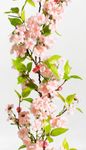 Artificial cherry blossoms garland pink, 110 cm - 6