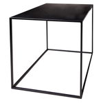 Metall-Tisch 45 x 45 cm, schwarz - 4