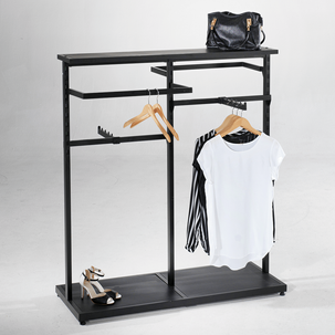 Mid-room clothes rack NOVUS, 140 cm