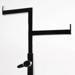 Accessories stand 2 arms, retractable 39 - 70 cm - 2