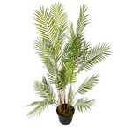 Artificial palm tree Areca in a pot, 120 cm - 3