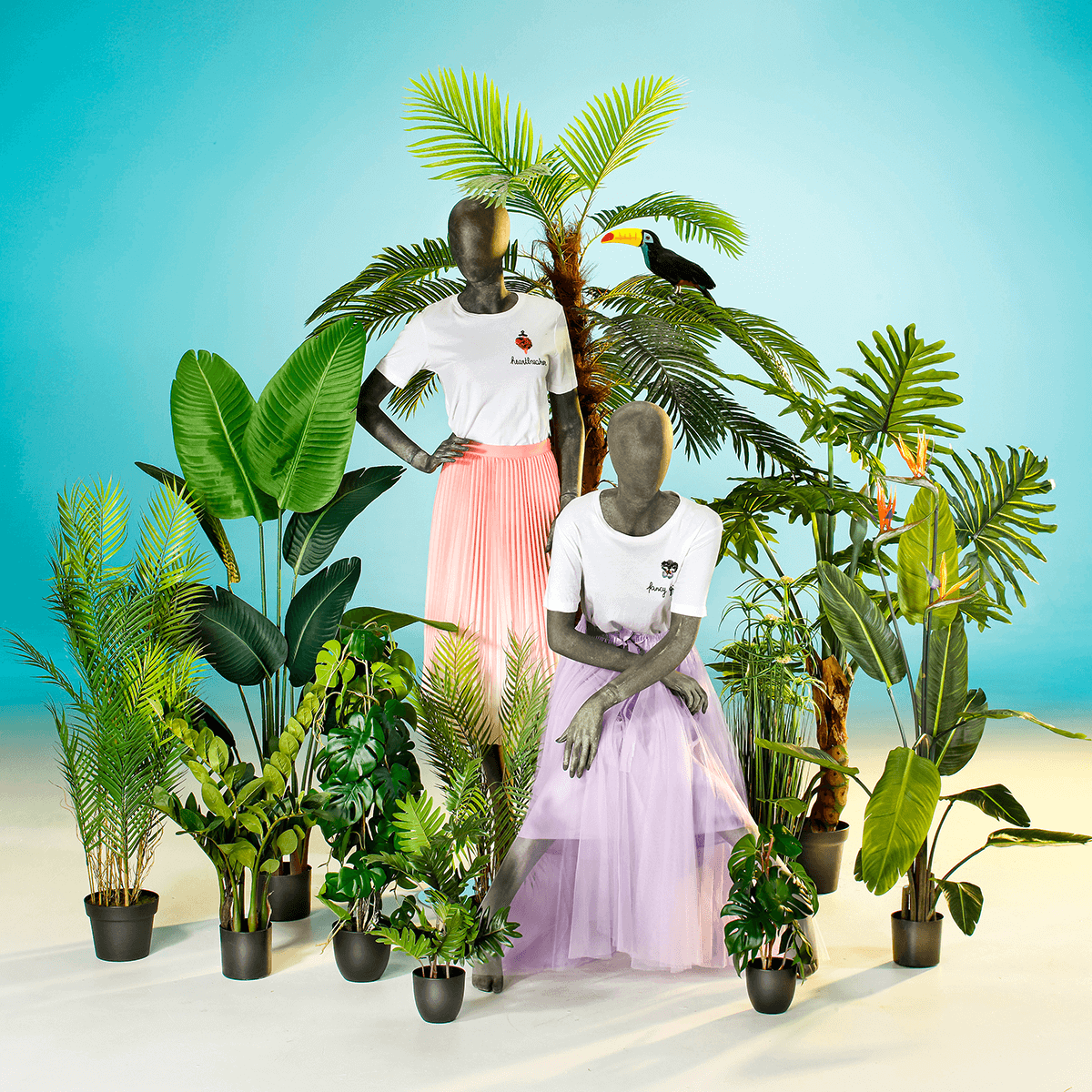 Kunstpalme Areca im Topf, 80 cm - 5 Kunstpalme Areca im Topf, 80 cm - 5