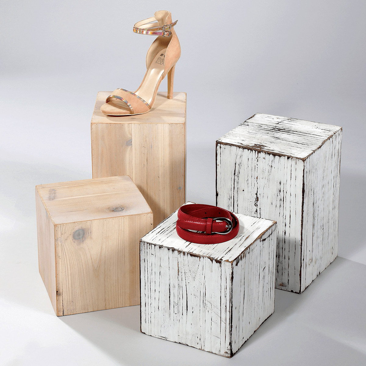 Holz-Minisäulen Set Natur - 10 Holz-Minisäulen Set Natur - 10