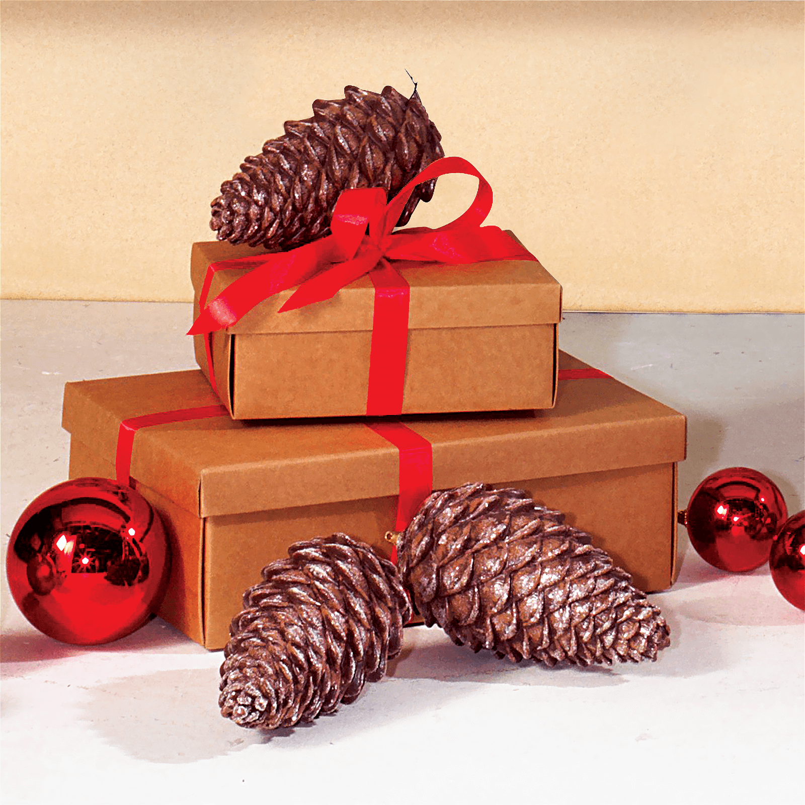 Gift boxes brown 24 x 22 x 9.5 cm 10 pcs - 3 Gift boxes brown 24 x 22 x 9.5 cm 10 pcs - 3