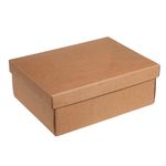 Boîte cadeau brune 30 x 23 x 11 cm 10 pces - 0