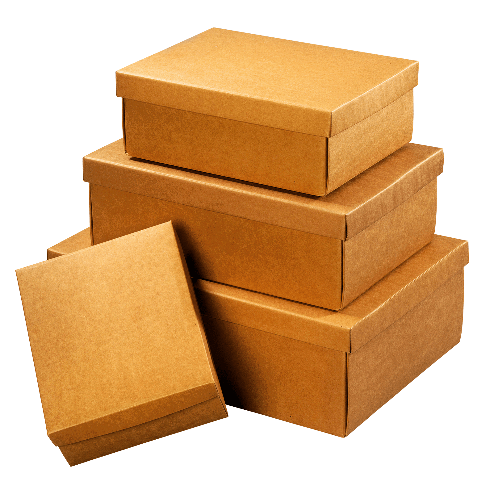 Gift boxes brown 38 x 26 x 13 cm 10 pcs - 4 Gift boxes brown 38 x 26 x 13 cm 10 pcs - 4