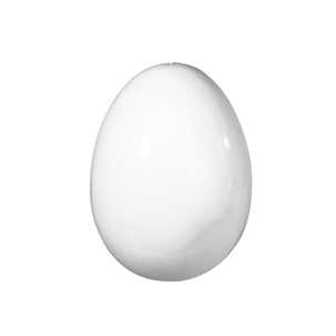 Huevo de Pascua decorativo blanco, 18 cm