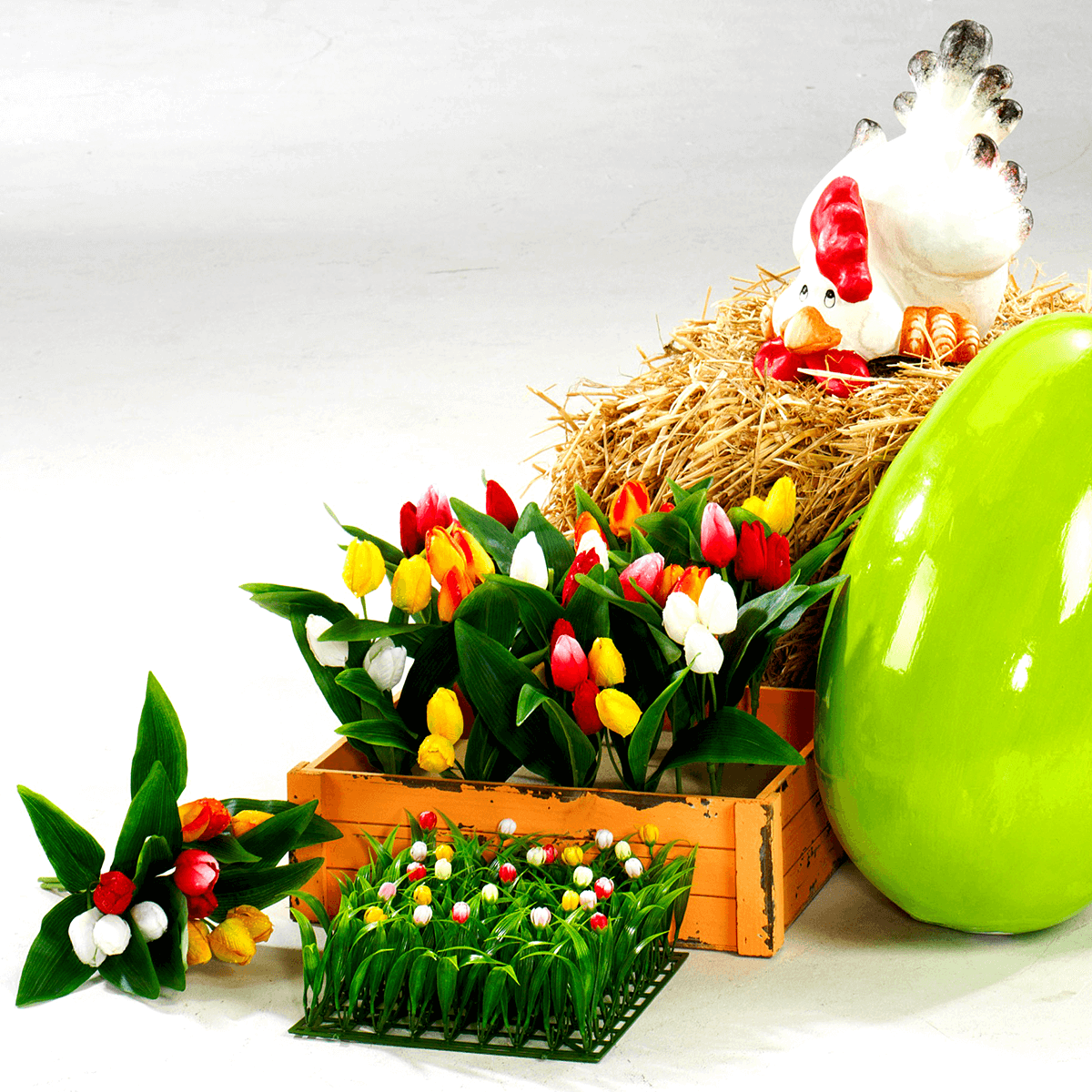 Surtido de ramo de tulipanes artificial - 7 Surtido de ramo de tulipanes artificial - 7