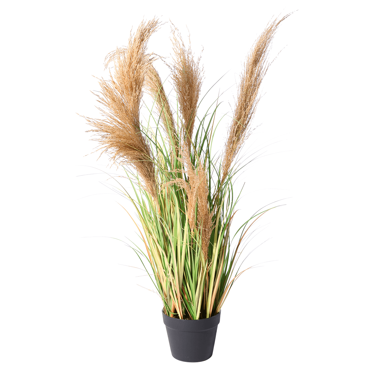 Hierba de caña artificial en la maceta altura 110 cm - 1