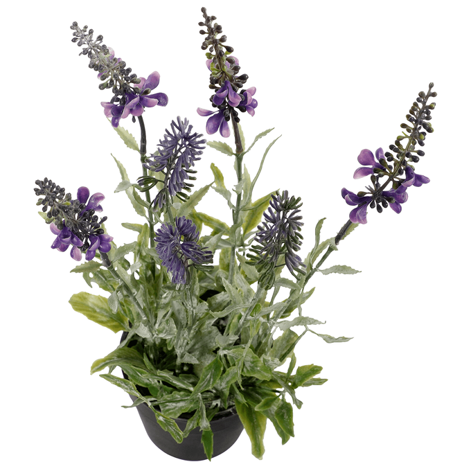 Künstlicher Lavendel im Topf, 30 cm DecoWoerner