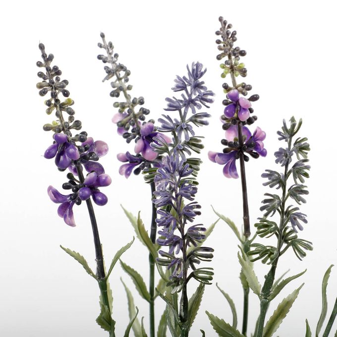 Künstlicher Lavendel im Topf, 30 cm DecoWoerner