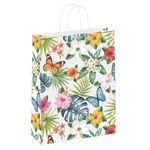 Kraftpapiertasche "Tropical" 35 x 26 x 12 cm 50 Stück - 4