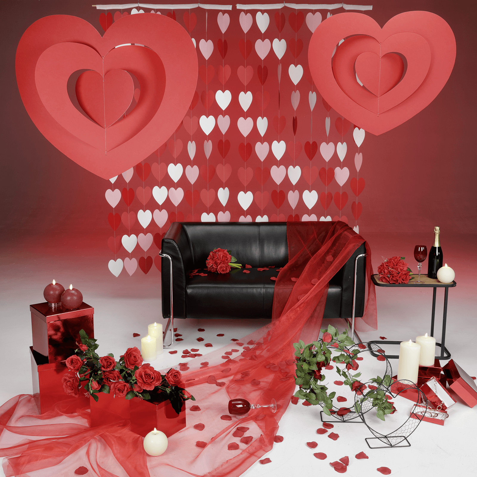 Rose petals red, 100 pcs - 2