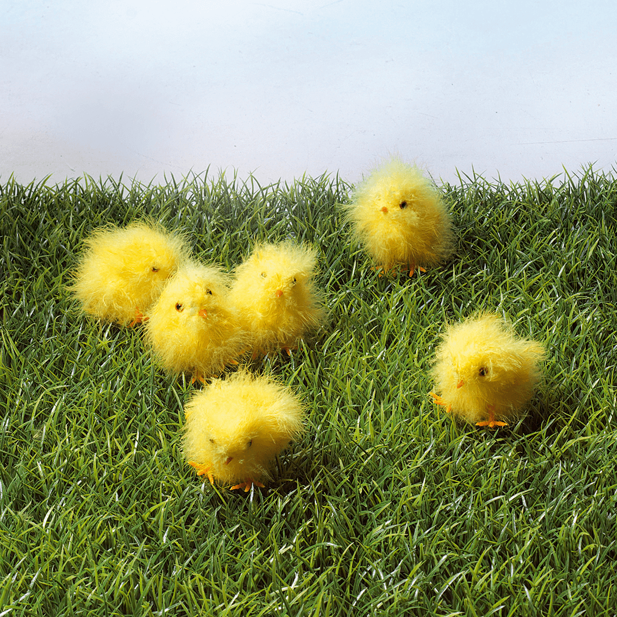 Deko-Küken, 6 Stück - 5 Deko-Küken, 6 Stück - 5