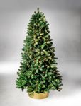 Artificial Christmas Tree Silver Fir with LED 210 cm - 9