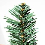 Árbol de Navidad Artificial Abeto Plateado con LED 210 cm - 7