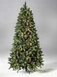 Artificial Christmas Tree Silver Fir with LED 210 cm - 8