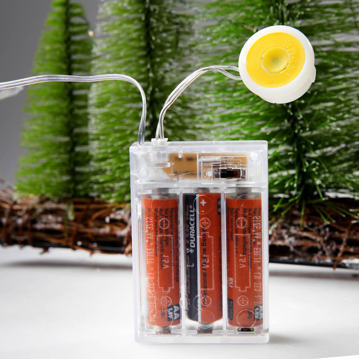 LED-Tannen-Aufsteller 100 cm lang Tischdeko - 8