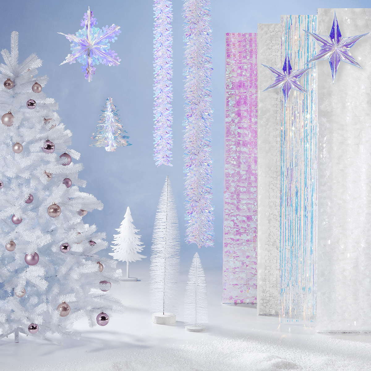 Deco tree winter, 60 cm high - 6 Deco tree winter, 60 cm high - 6