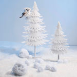 Deco tree winter, 60 cm high - 7