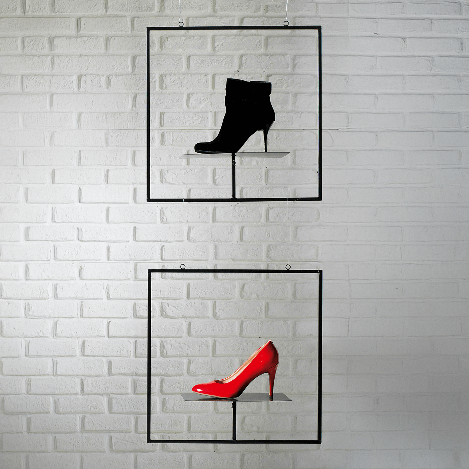 Warenpräsenter hängend 50 x 50 cm schwarz - 7 Warenpräsenter hängend 50 x 50 cm schwarz - 7