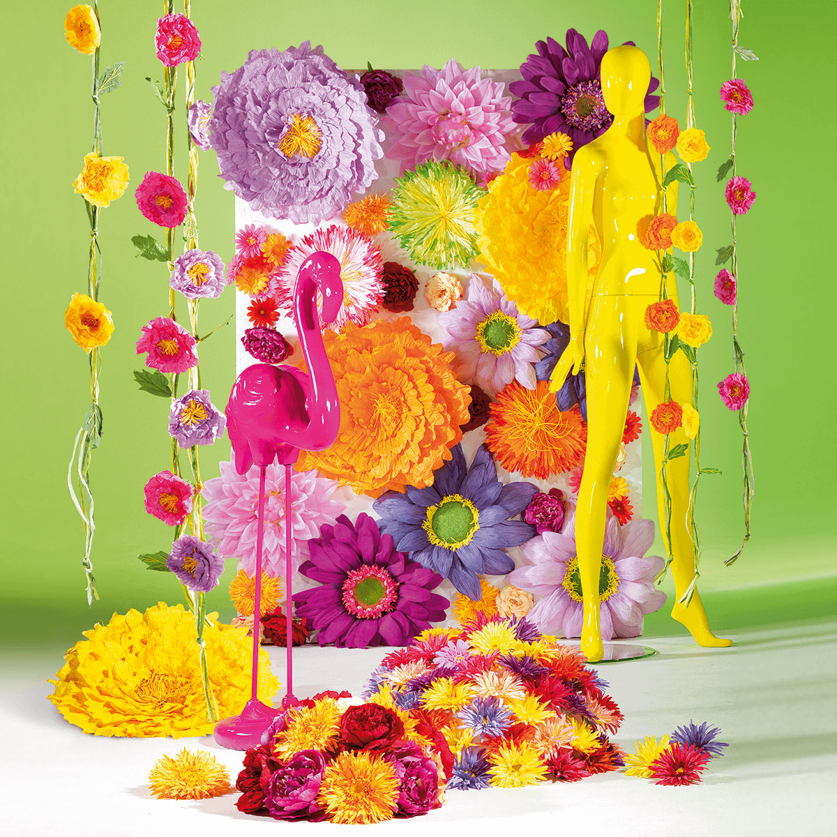 Giant gerbera flower, 45 cm Ø, pink - 4 Giant gerbera flower, 45 cm Ø, pink - 4