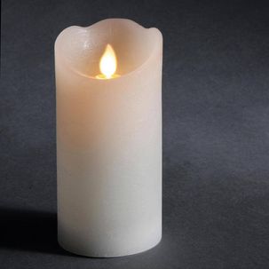 LED wax candle 7.5 x 15 cm